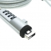 USB 3.0 Notebook 4-Digit Cable Lock for Laptop